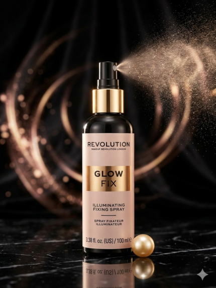Revolution Glow Fix Illuminating Setting Spray