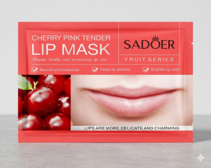 Sadoer Cherry Pink Tender Lip Mask