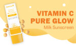 WishCare Vitamin C Pure Glow Milk Sunscreen SPF 50+ PA++++ (Ultra Light) - Image 2