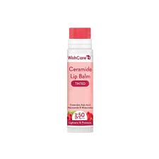 WishCare Ceramide Lip Balm SPF 50 PA+++ (Tinted - Lightens & Protects)